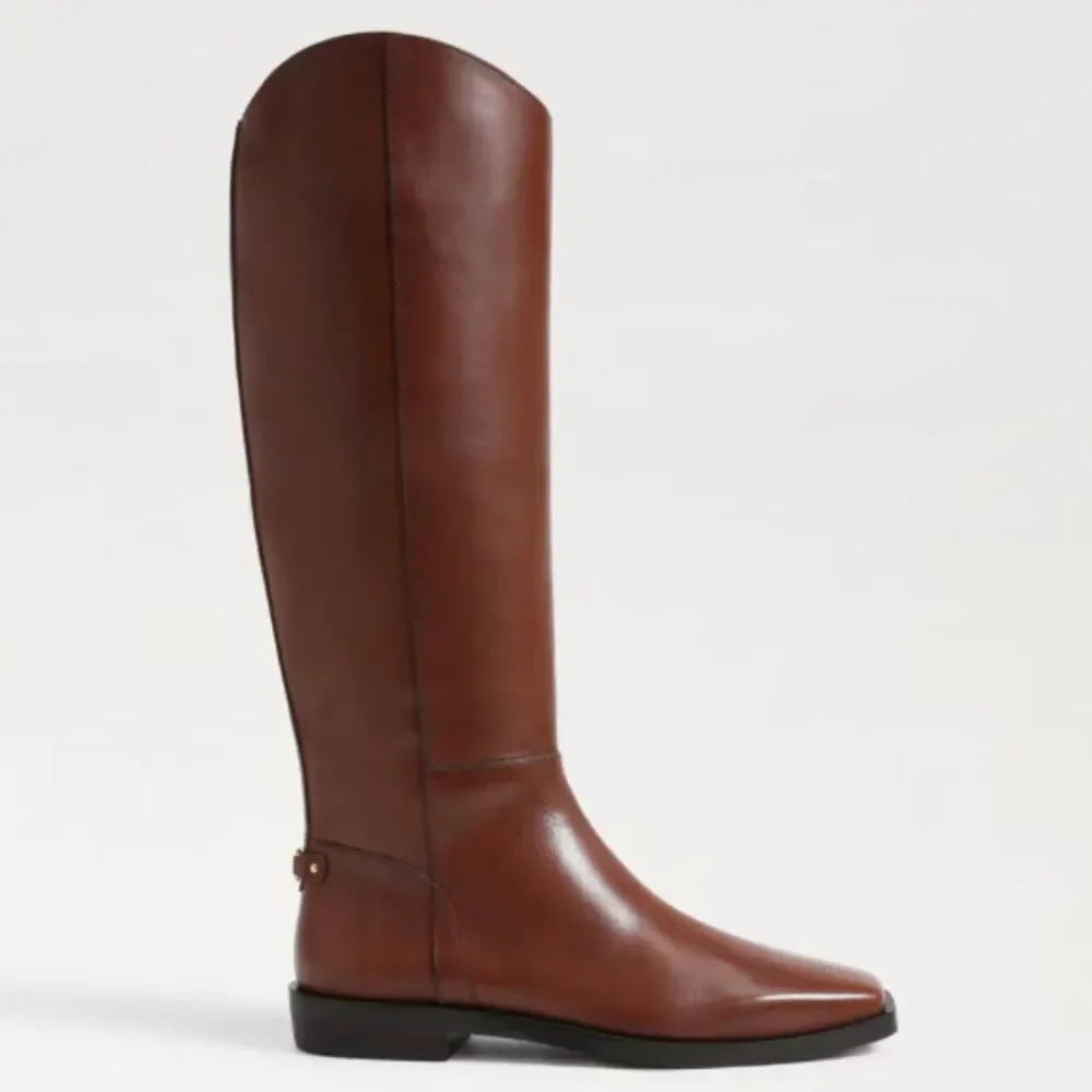 Sam Edelman Tall Leather Riding Boots in Brown